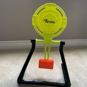 This is a Nerf blaster target